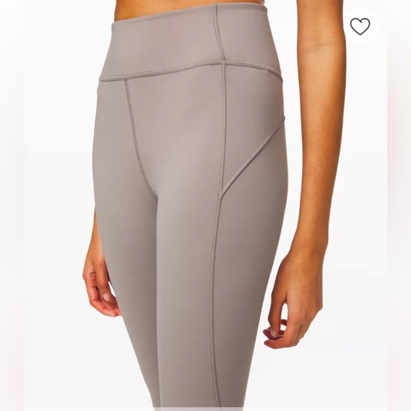 Lululemon In Movement Everlux Tight Size 2- Everluxe Dark Chrome - Picture 2 of 8